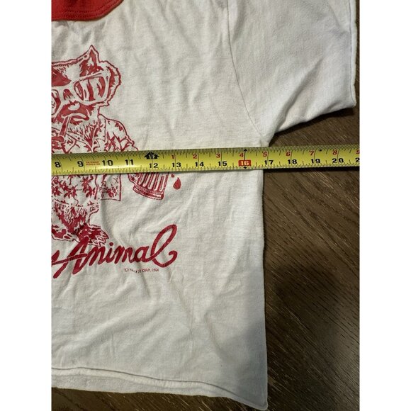 Vtg Screen Stars 1964 Fan Fair Corp Party Animal ringer T shirt Sz Medium retro - Picture 5 of 11